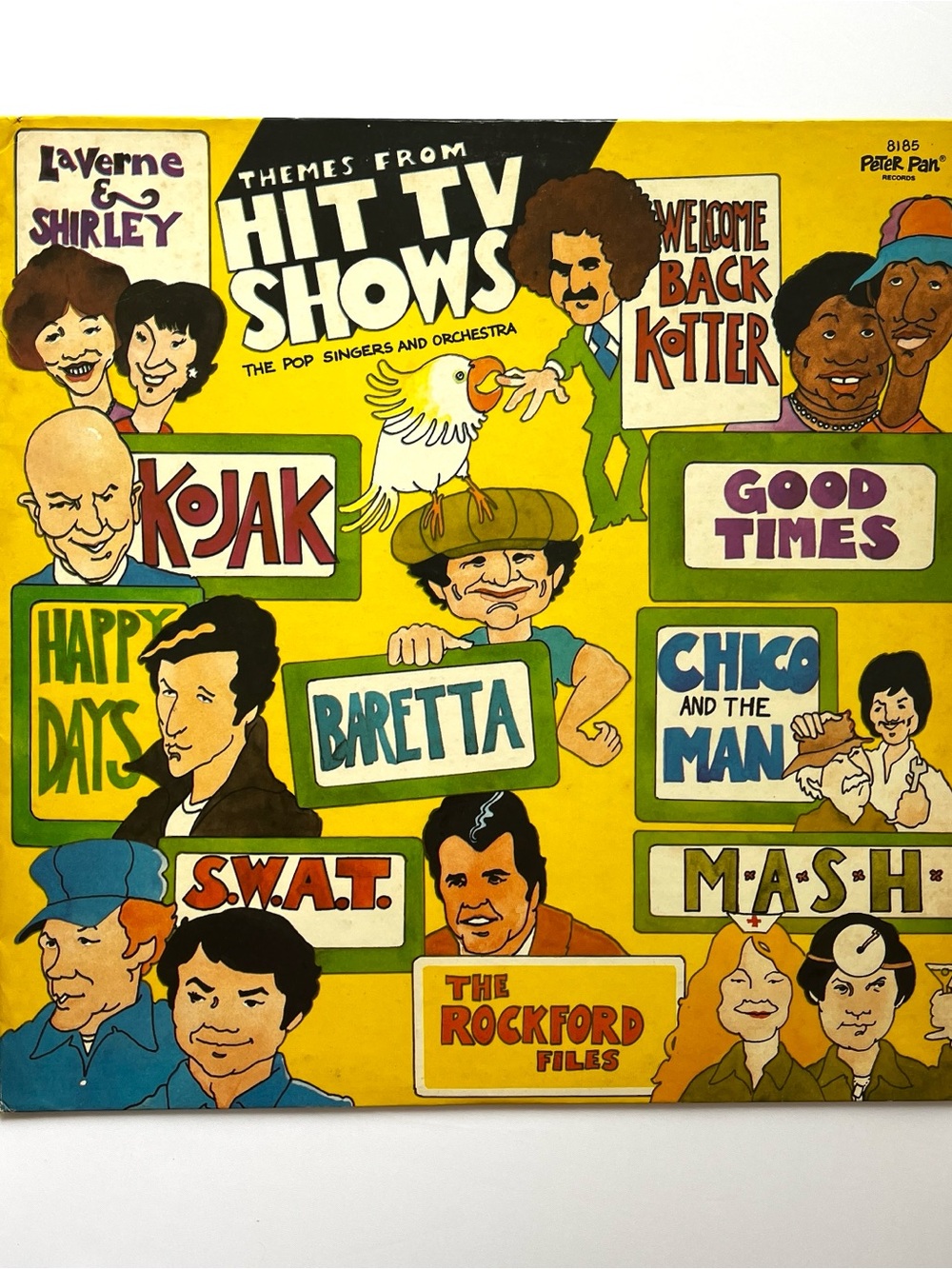 Vintage 1976 Themes From Hit TV Shows Vinyl LP Excellent No Scratches